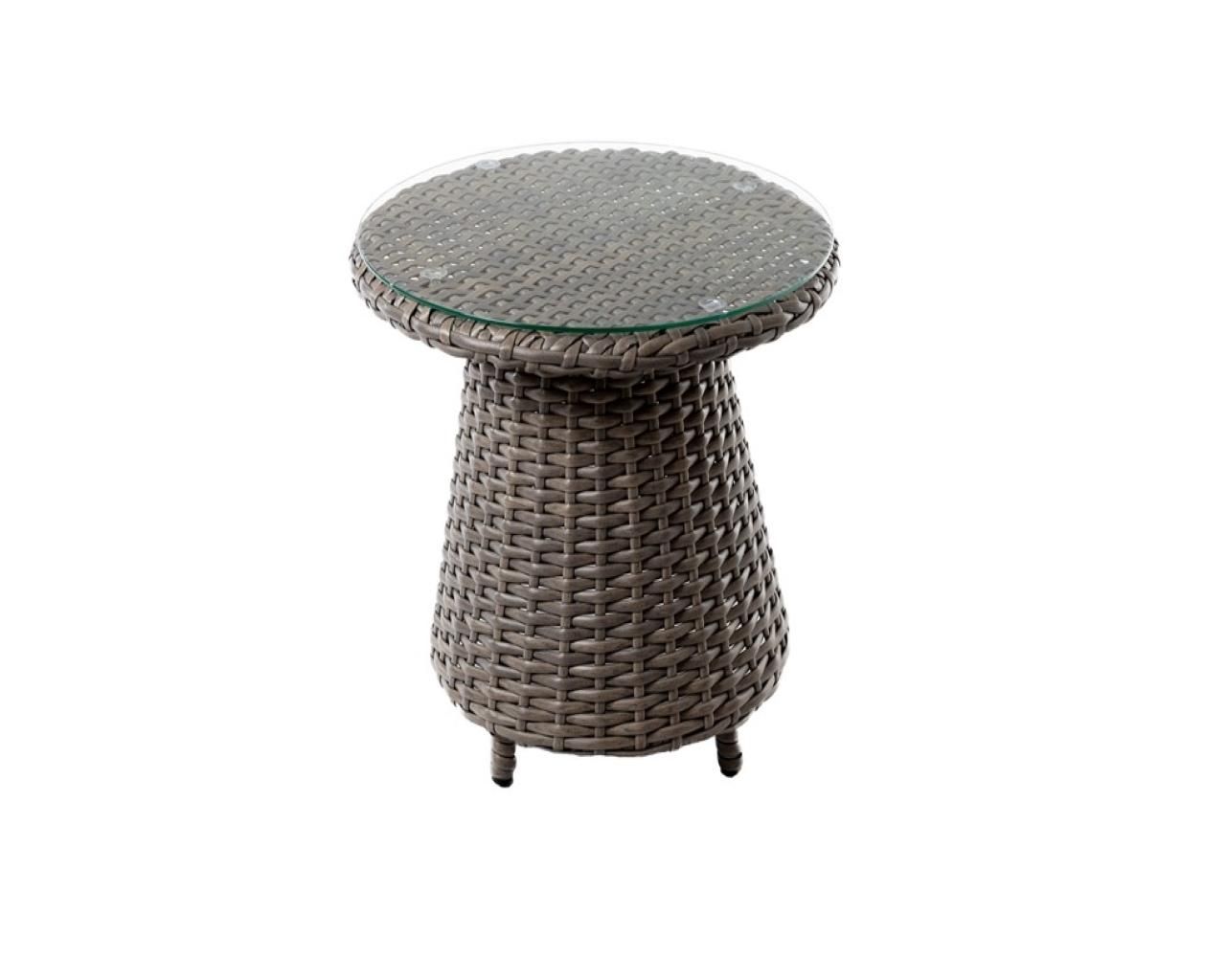 Baltimore Side Table with Glass Top
