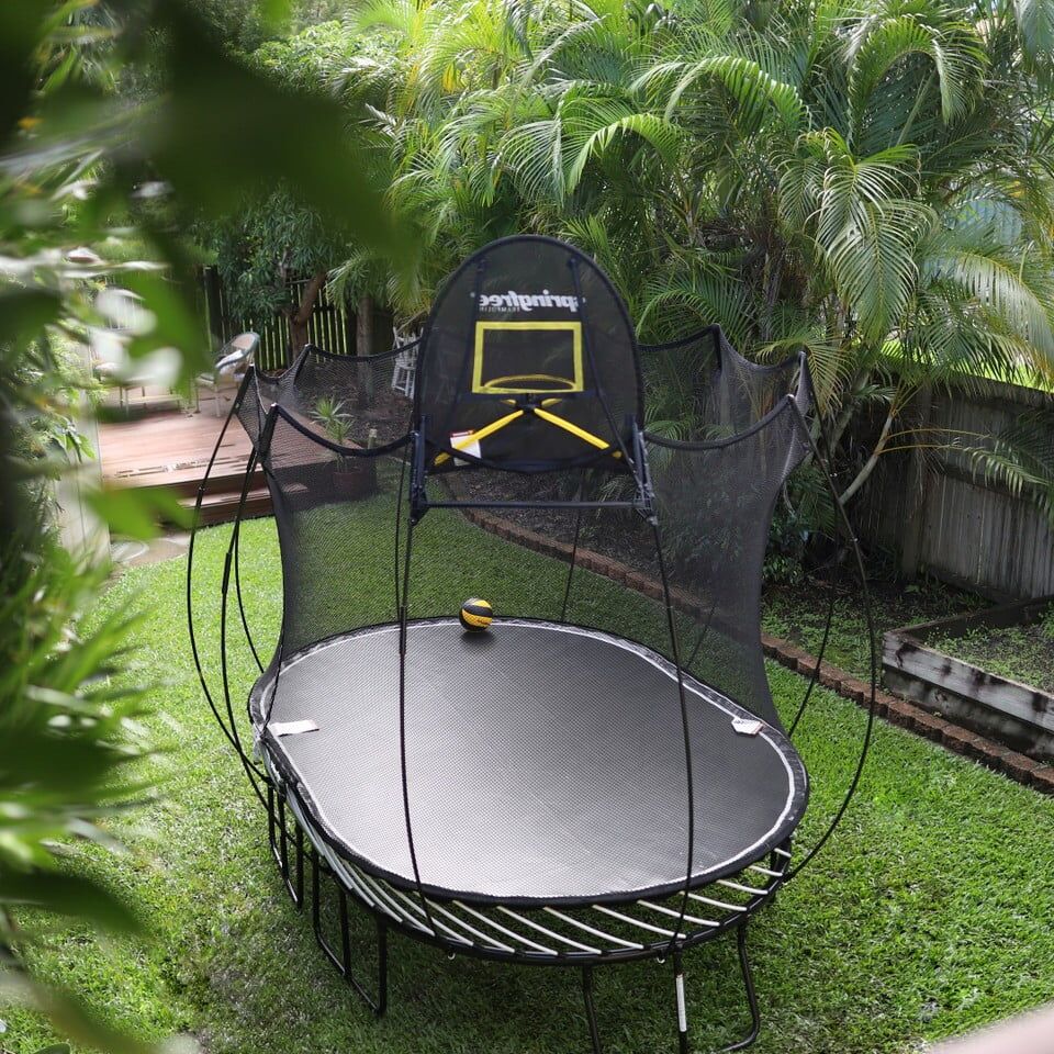 Large Oval Springfree Trampoline (8x13) - Image 4