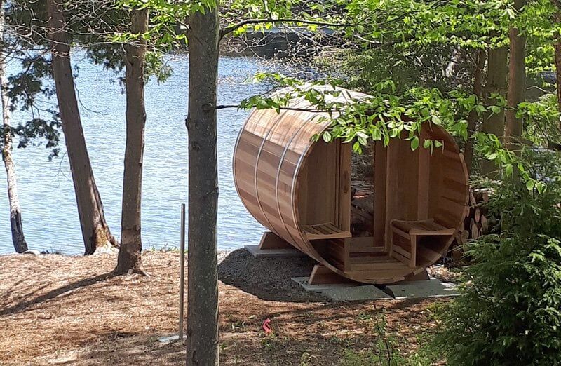 Outdoor Cedar Barrel Saunas - Image 8