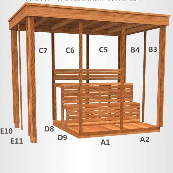 Pure Cube CU582D - Outdoor w/ Shower - Image 7