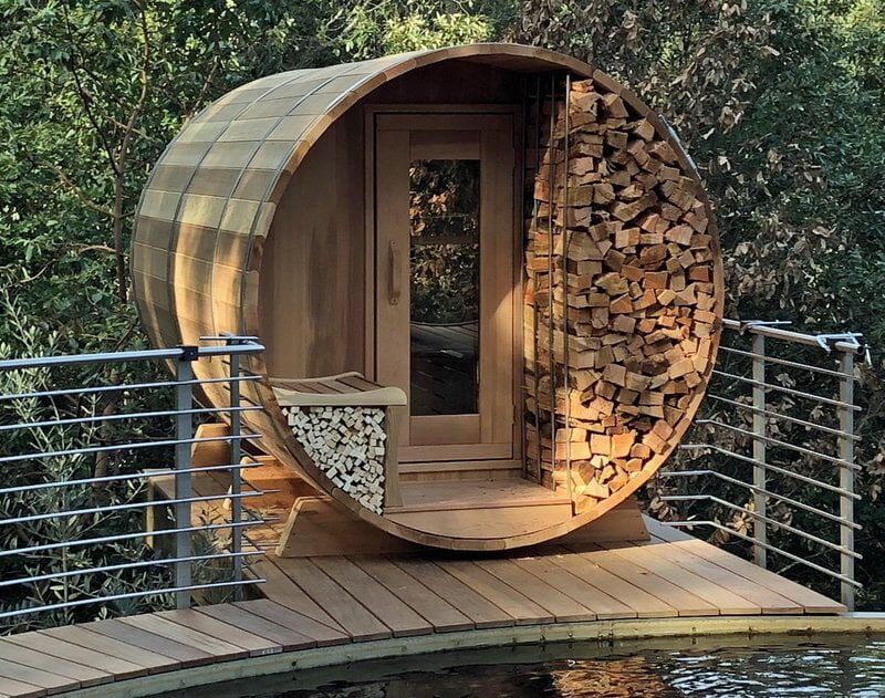 Outdoor Cedar Barrel Saunas - Image 14