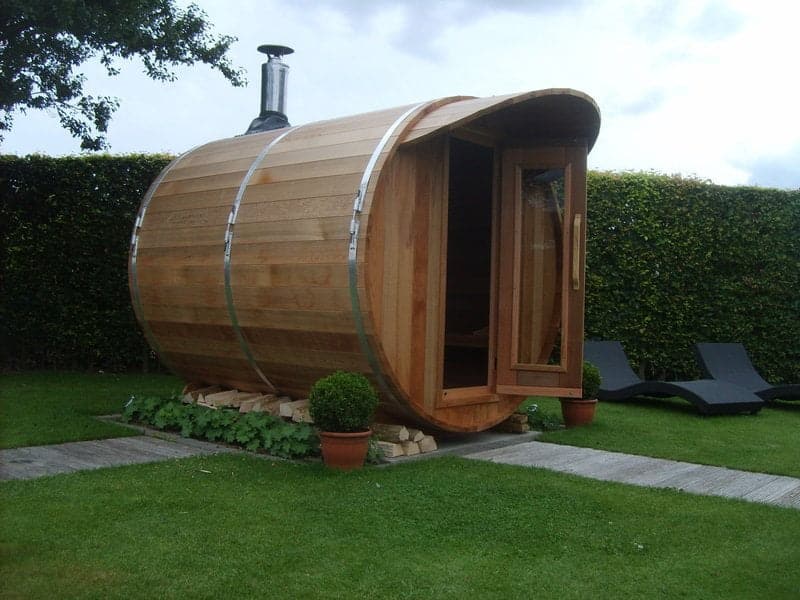 Outdoor Cedar Barrel Saunas - Image 9