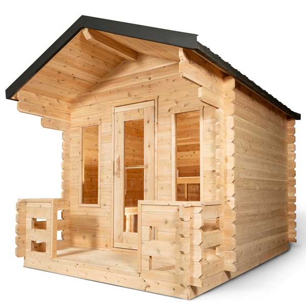Canadian Timber - Georgian Cabin Sauna w/Porch - Image 3