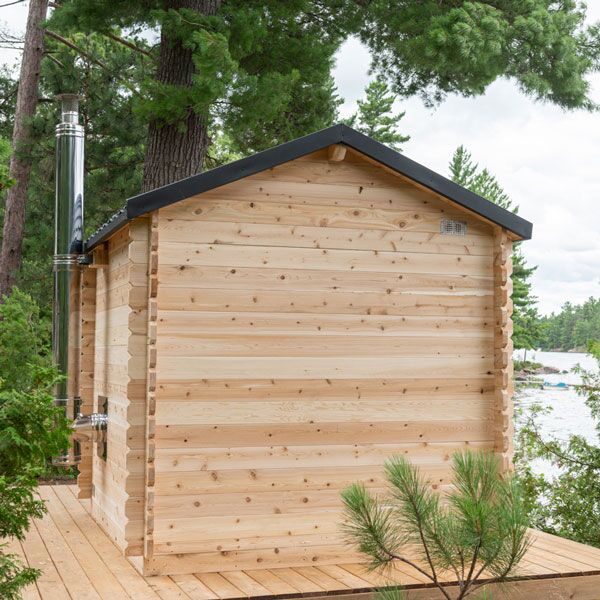 Canadian Timber - Georgian Cabin Sauna w/Porch - Image 4