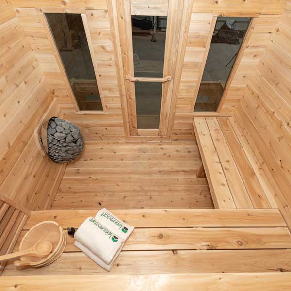 Canadian Timber - Georgian Cabin Sauna w/Porch - Image 12
