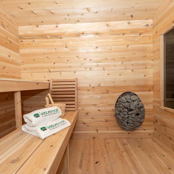 Canadian Timber - Georgian Cabin Sauna w/Porch - Image 13