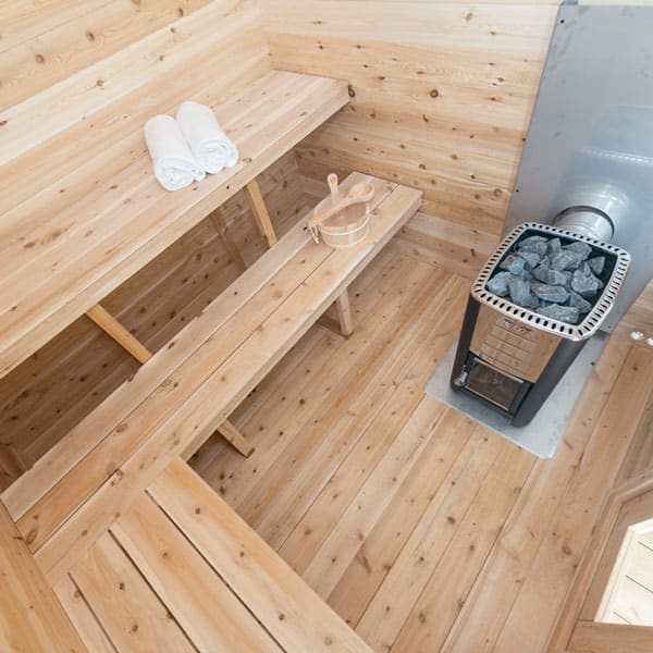 Canadian Timber - Georgian Cabin Sauna w/Porch - Image 14