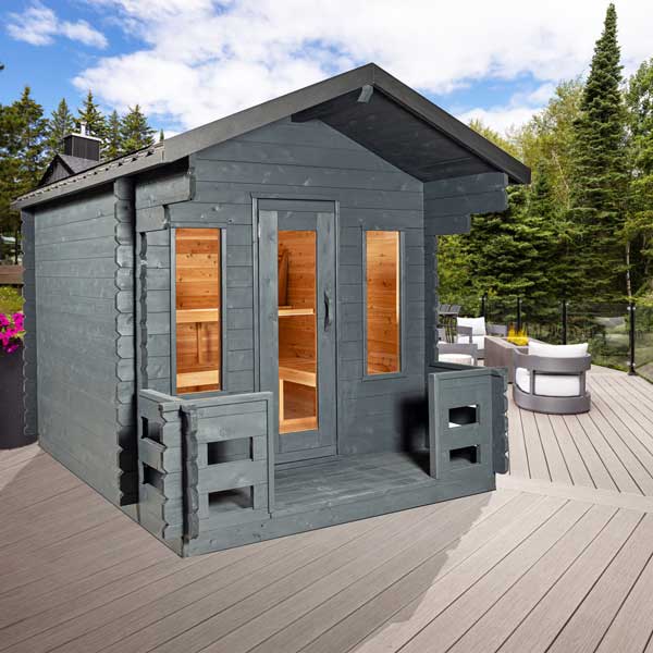 Canadian Timber - Georgian Cabin Sauna w/Porch