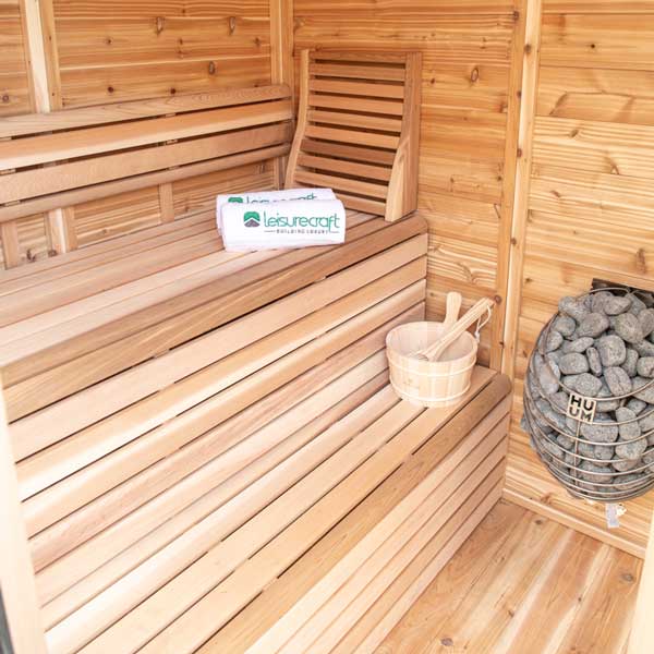 Trinity Pure Cube Sauna - Knotty Red Cedar - Image 7