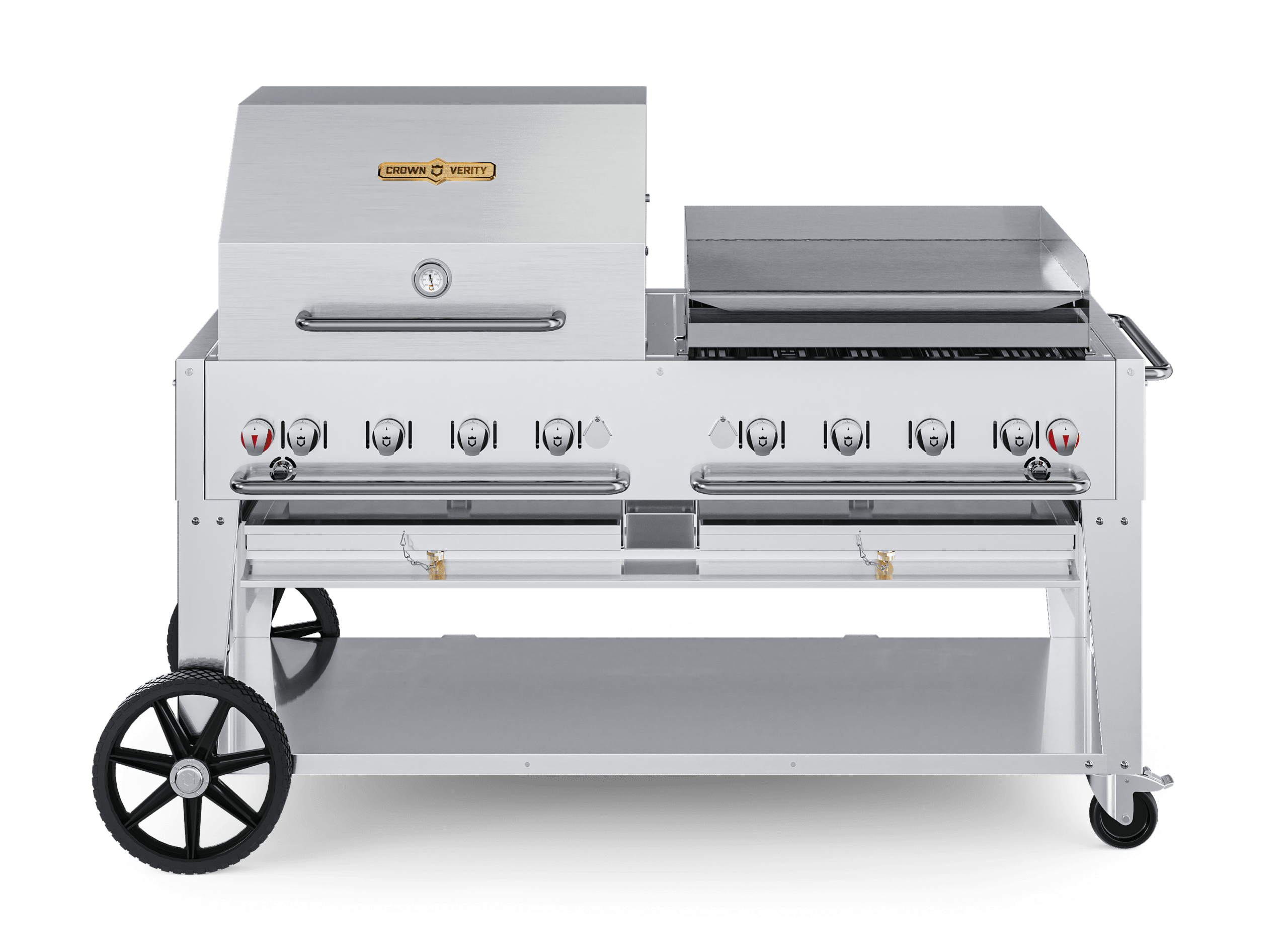 60" Mobile Grill - Dome & Griddle Pkg