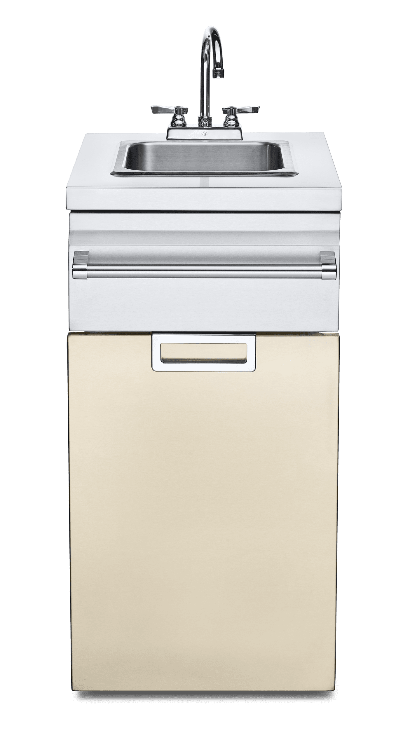 Crown Verity Infinite Series Cabinet Module with Sink & Storage in Alberta Wheatfield