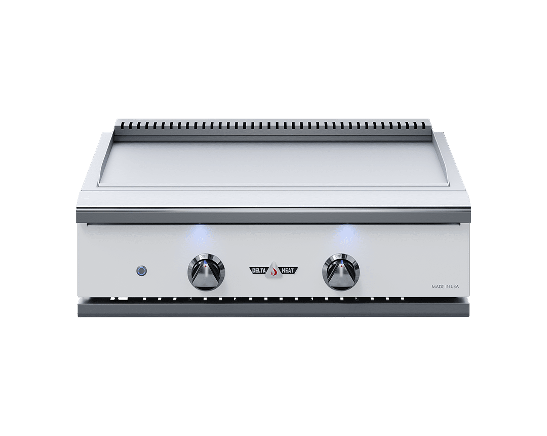 32" Delta Heat Teppanyaki Grill, White Control Panel