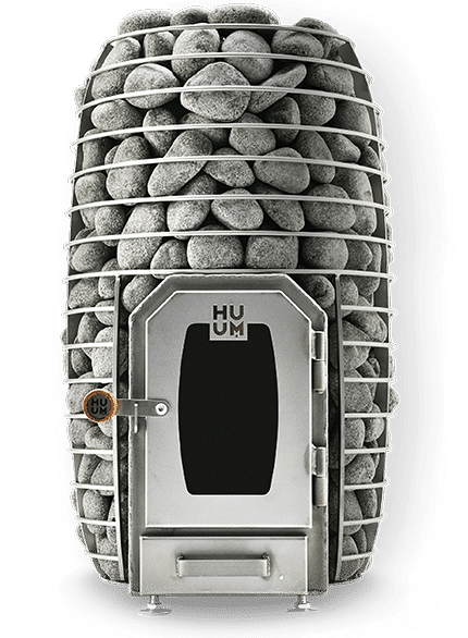 HUUM Hive Wood-Burning LS Sauna Heater, Exterior Wood Loading - Image 3
