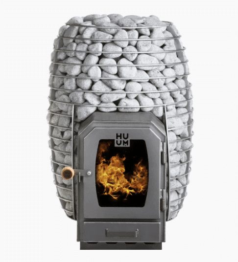 HUUM Hive Wood-Burning LS Sauna Heater, Exterior Wood Loading