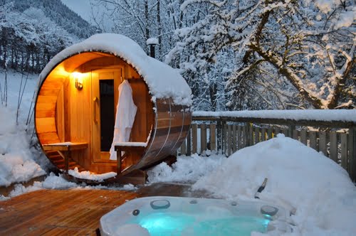 7 Foot Barrel Sauna