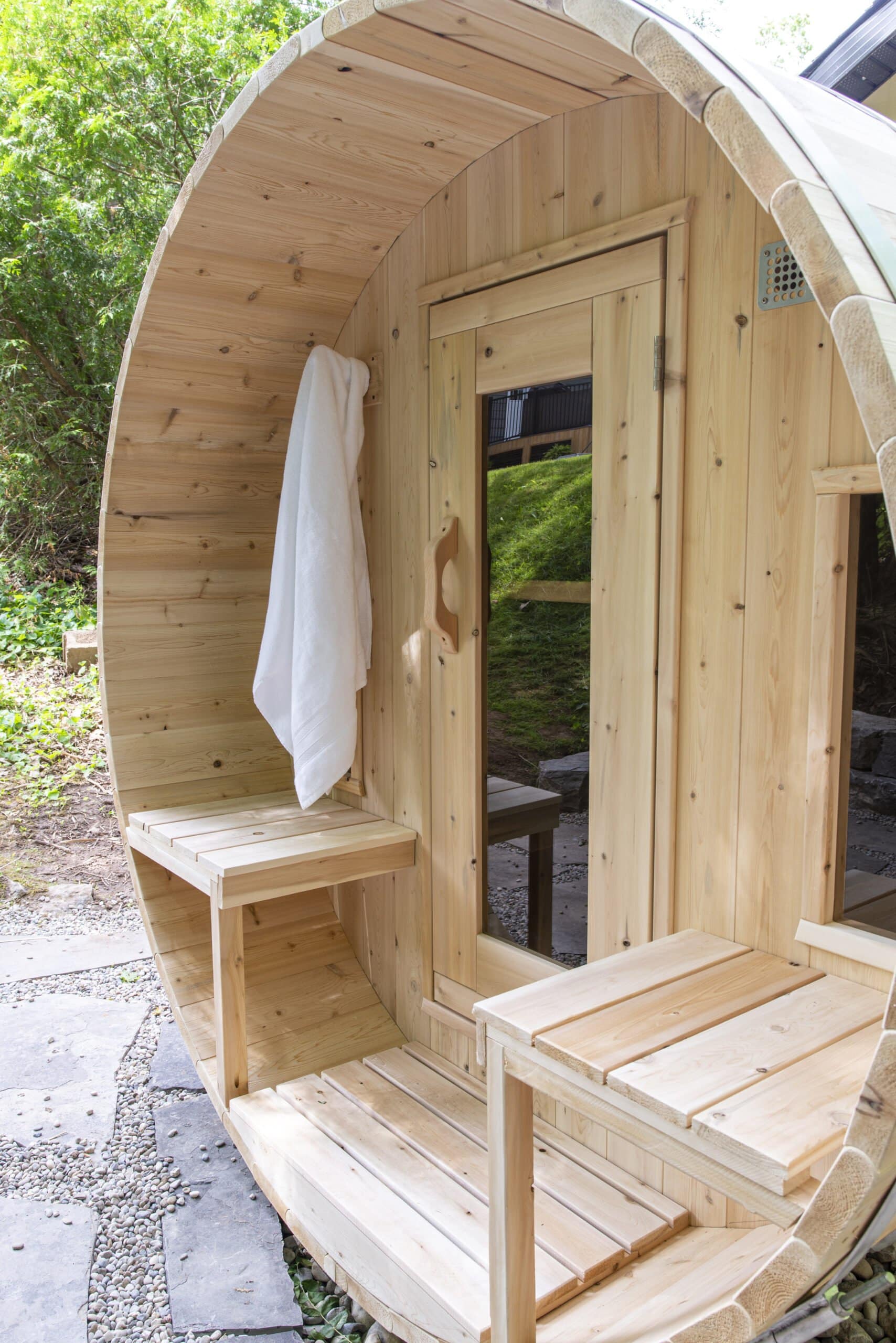 Canadian Timber - Tranquility Barrel Sauna - Image 3