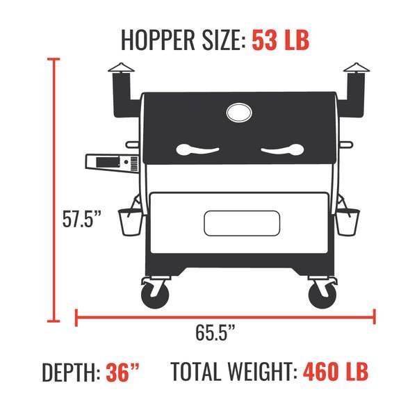 RT-2500 BFG WOOD PELLET GRILL - Image 8